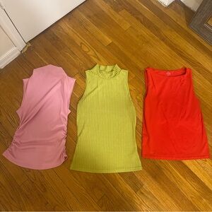 Women’s Sleeveless High-Neck Top Trio